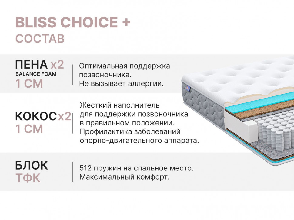Матрас Димакс Bliss Choice + 